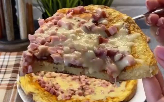 Пицца на сковороде из хлеба рецепт – Итальянская кухня: Завтраки. «Еда»