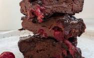 рецепт ПП брауни с рисовой мукой и яблочным пюре