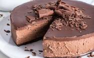 рецепт Шоколадный чизкейк без выпечки без желатина