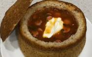 рецепт Фасолевый суп с колбасками