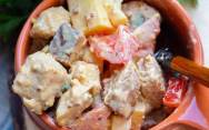 рецепт Баварский салат с курицей и сухариками