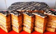 рецепт Ореховый торт со сгущенкой и грецкими орехами карамелизированными