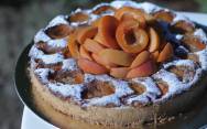 рецепт Песочный пирог с абрикосами в духовке