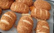рецепт Турецкие хлеб симит с сыром и кунжутом