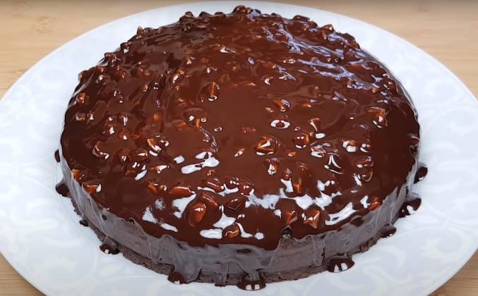 Простой шоколадный пирог с какао в духовке рецепт