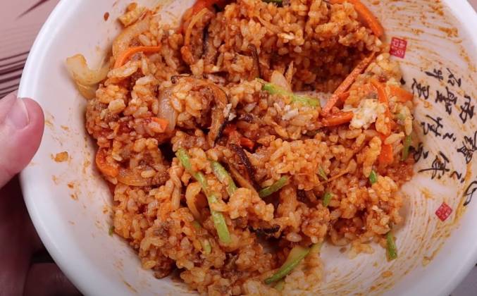 Блюдо Бибимбап корейское рецепт