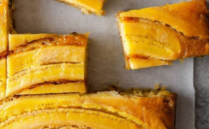 Гречневый пирог с бананом рецепт
