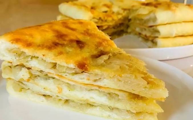осетинский пирог с капустой и грецким орехом рецепт с фото | Дзен