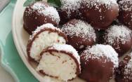 рецепт Шоколадные конфеты из рикотты, маскарпоне с кокосовой стружки
