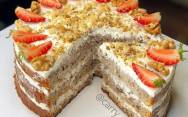 рецепт Необыкновенный торт Кутузов с грецкими орехами