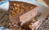 рецепт Шоколадный чизкейк с выпечкой в духовке