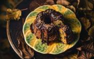 рецепт Нежный тыквенный кекс с грецкими орехами в духовке