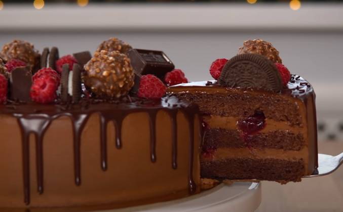 Шоколадный торт Пряная Вишня рецепт
