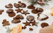 рецепт Шоколадное печенье из урбеча и какао