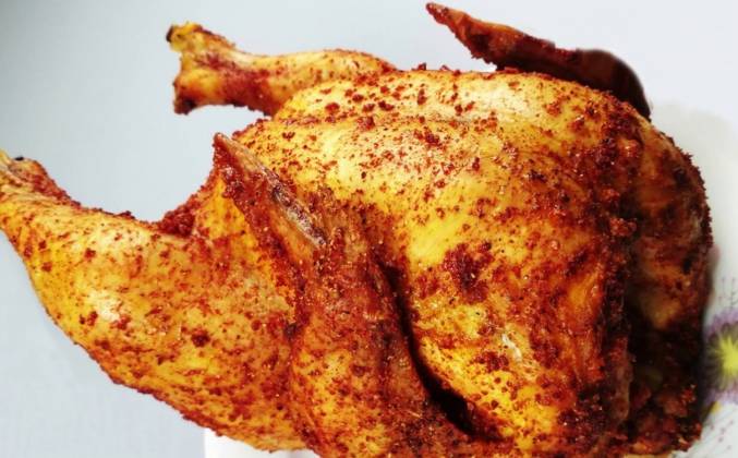 Рецепт из целой курицы в духовке рецепт с фото пошагово