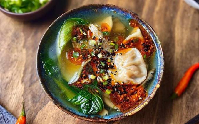 Азиатский суп с вонтонами китайскими рецепт