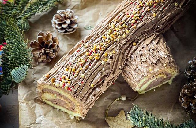 Торт Рождественское Полено рецепт