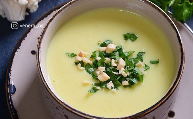 Суп пюре из цветной капусты на кокосовом молоке рецепт