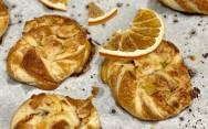 рецепт Слоеные булочки с апельсином и миндалём