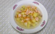 рецепт Простой рыбный суп из форели