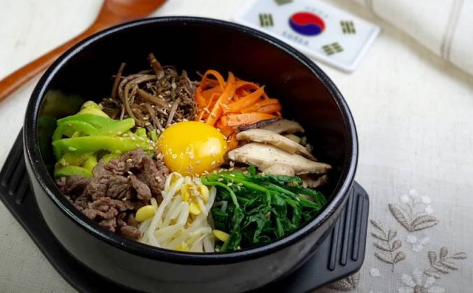 Корейское блюдо пибимпап рецепт