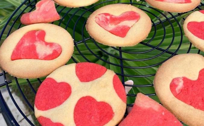 Как приготовить печенье к 14 февраля?