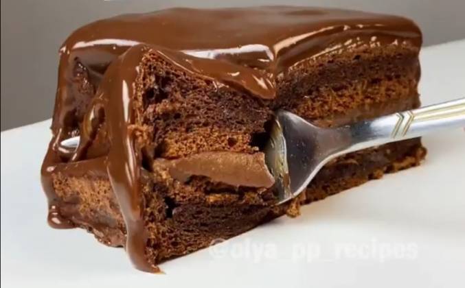 Шоколадный торт без муки и сахара на молоке рецепт