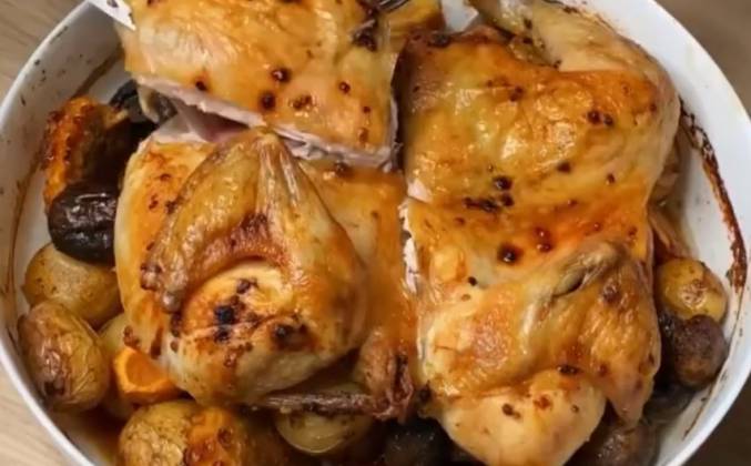 Дюжина рецептов курицы с грибами для духовки и сковороды