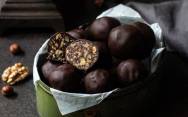 рецепт Конфеты грильяж в шоколаде с орехами и медом