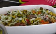 рецепт Жаркое с мясом говядины, грибами и картошкой в духовке