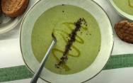 рецепт Суп пюре из капусты брокколи со сливками