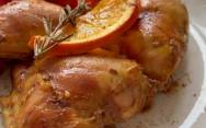 рецепт Куриные бедра в апельсиновом маринаде