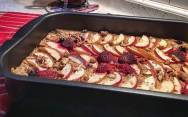 рецепт Запеченная овсянка в духовке с яблоками и ягодами