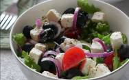 Греческий салат классический в домашних условиях