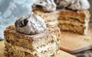 рецепт Простой торт Киевский в домашних условиях