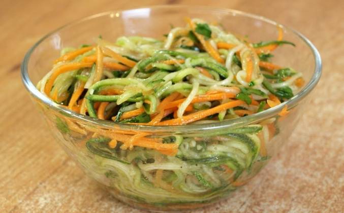 Салат из кабачков и моркови на зиму рецепт с фото пошагово