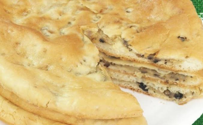 Осетинский пирог с картошкой и грибами рецепт