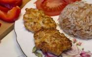 рецепт Рубленные куриные котлетки из филе с рисом по-турецки