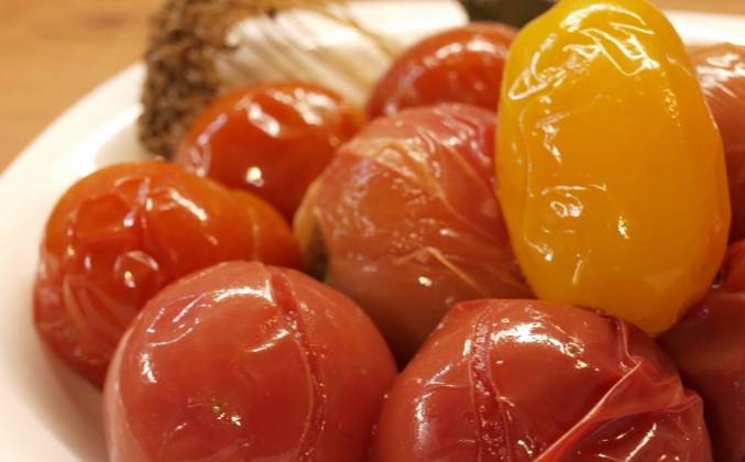 Квашеные помидоры в банке рецепт