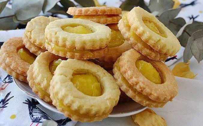 Печенье с лимонным курдом рецепт