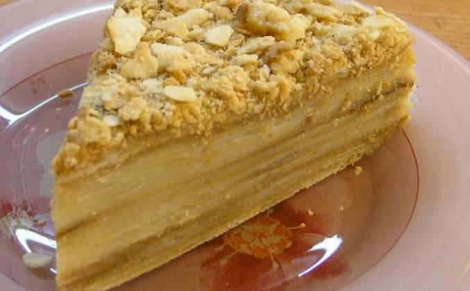 Торт Наполеон пошаговый рецепт с заварным кремом рецепт