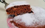 рецепт Постный шоколадный пирог с цукатами