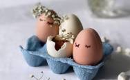 рецепт Идеи пасхального декора яиц своими руками