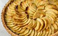 рецепт Открытый пирог яблочный тарт из песочного теста