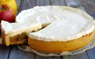 рецепт Яблочный пирог с творогом вкусный и нежный