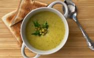 рецепт Крем-суп из зелёного горошка