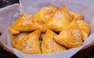 рецепт Узбекская самса из слоеного теста настоящая в духовке