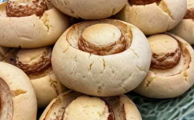 Видео Песочное печенье Шампиньоны рецепт
