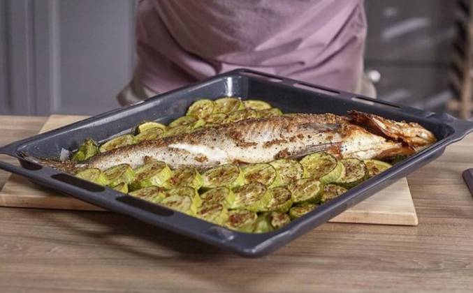 Рыба судак с кабачками в духовке Просто Кухня рецепт