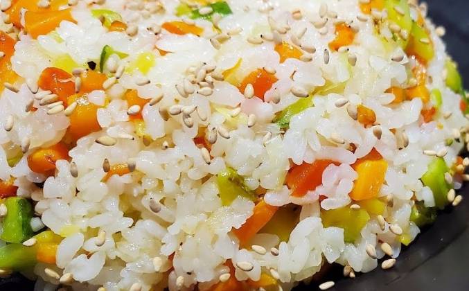 Как приготовить жареный рис с овощами по корейски рецепт